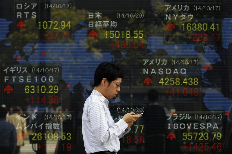Chứng khoán châu Á giảm, áp lực chốt lời trên Nikkei tại mức đỉnh 34 năm